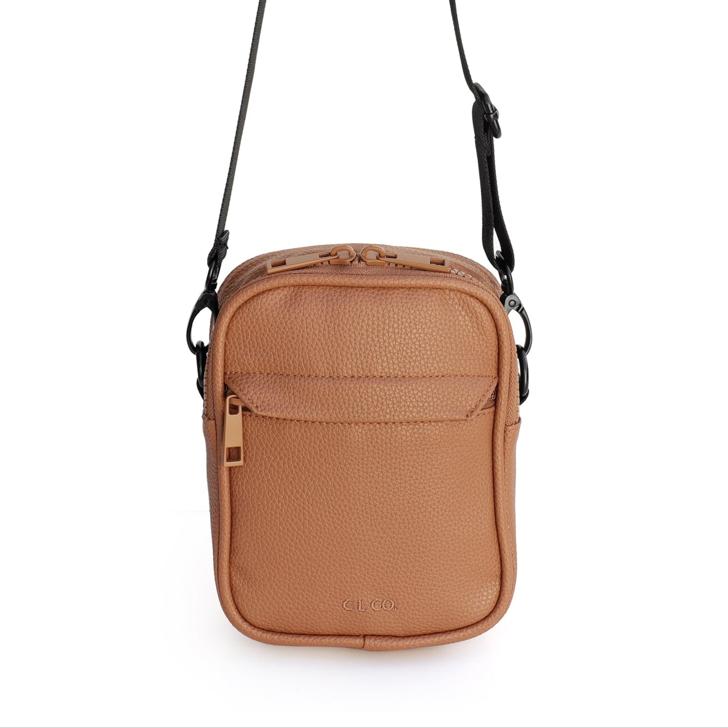 Crossbody Mini Caramel Front