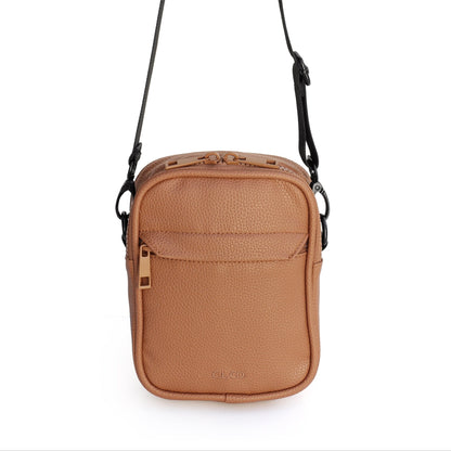 Crossbody Mini Caramel Front